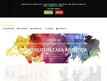 Tablet Screenshot of casa-artistica.it